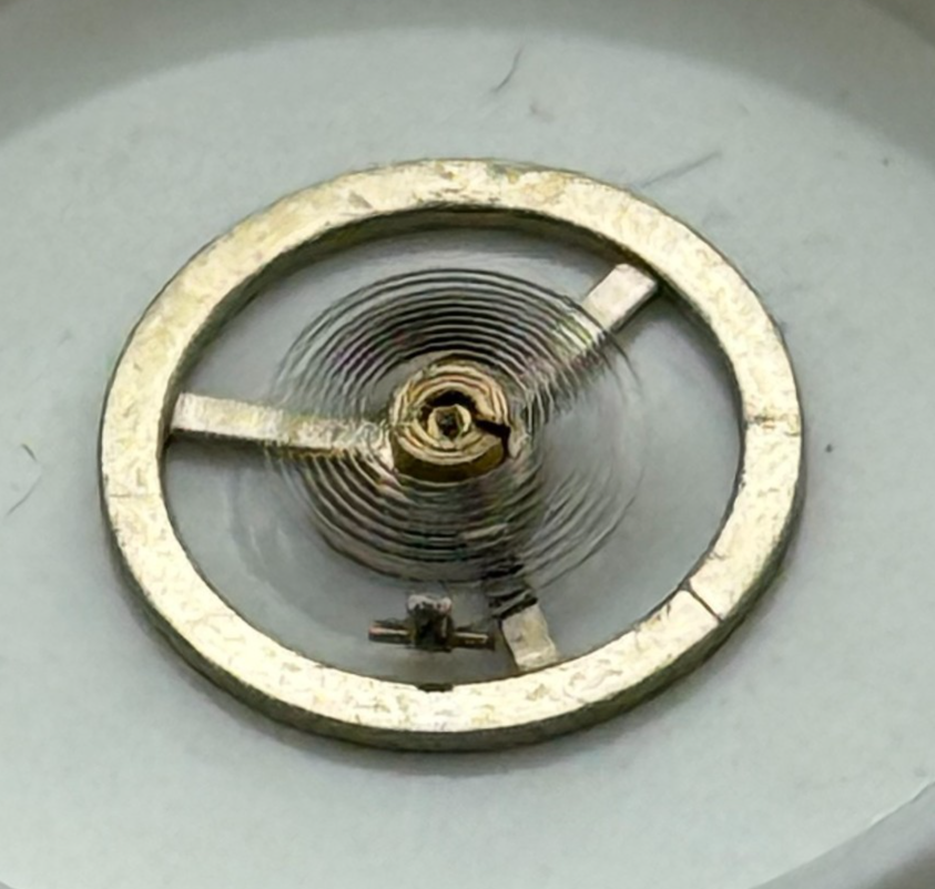 1612 Balance Wheel Complete And Spring 6¼–8’’’ 950 Watch Movement Parts NOS