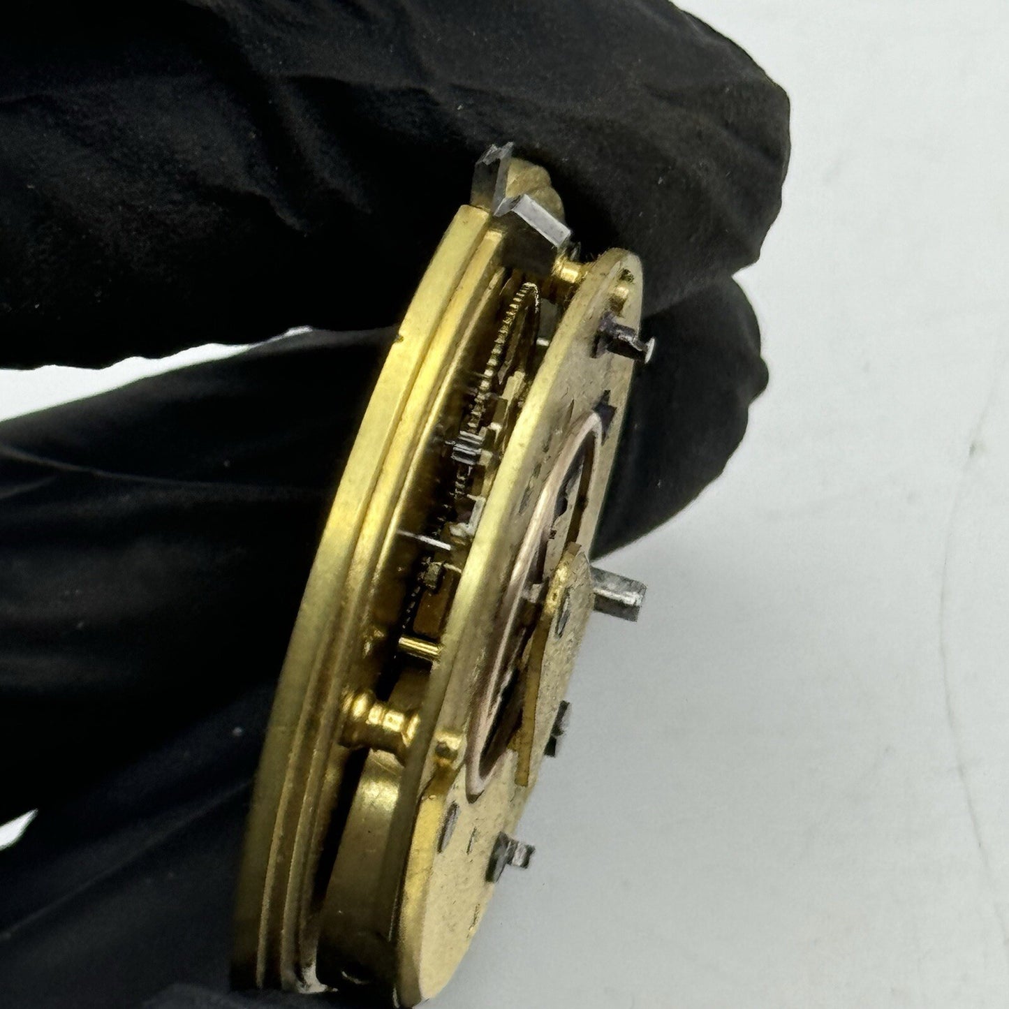 41.7mm J Medcalf Malden Road Antique Fusee Pocket Watch Movement FOR PARTS