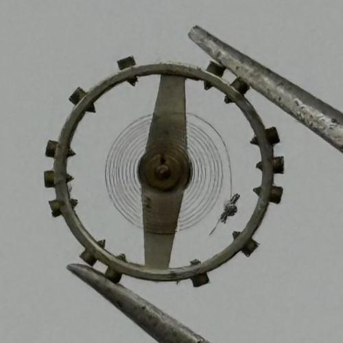 AS 1051 Balance Wheel Complete And Spring 5 1/4’’’ 34 M Watch Movement Parts NOS