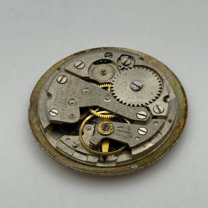 25.9mm Helbros PS32 Manual Wind Swiss 7 Jewels Watch Movement Vintage PARTS