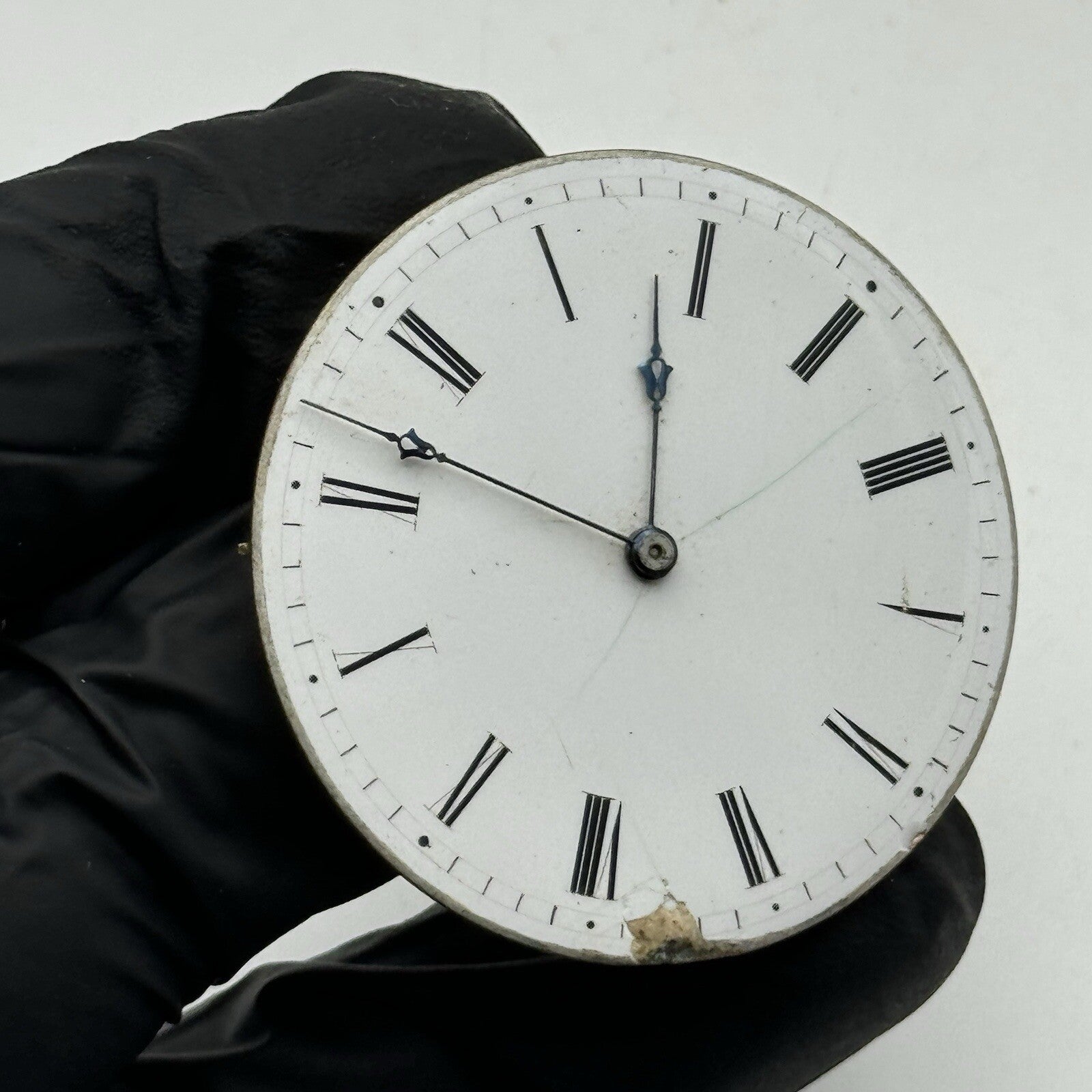 41.5mm 4mm Extra Thin Cylinder Escapement Pocket Watch Movement FOR PARTS REPAIR