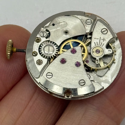 25.9mm Vintage Avia FHF 97 Swiss Made Manual Wind Watch Movement PARTS REPAIR