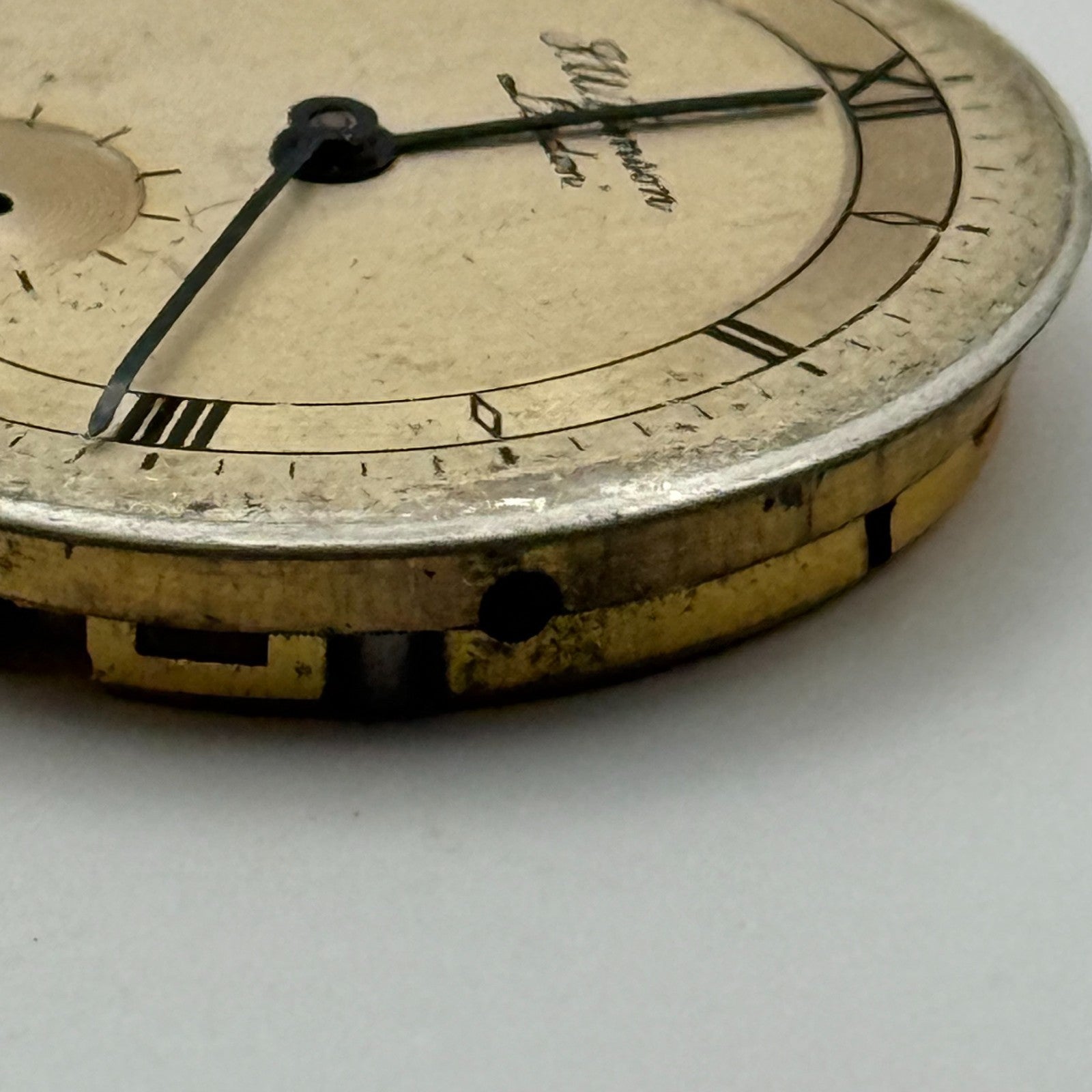 J W Benson Smiths De Luxe 15 Jewels Watch Movement Manual Wind Parts 26.9mm