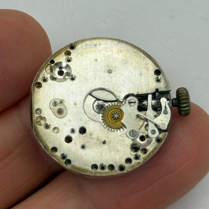 23.5mm Vintage Derrick 15 Jewels Trench Cal 34 Manual Wind Watch Movement PARTS
