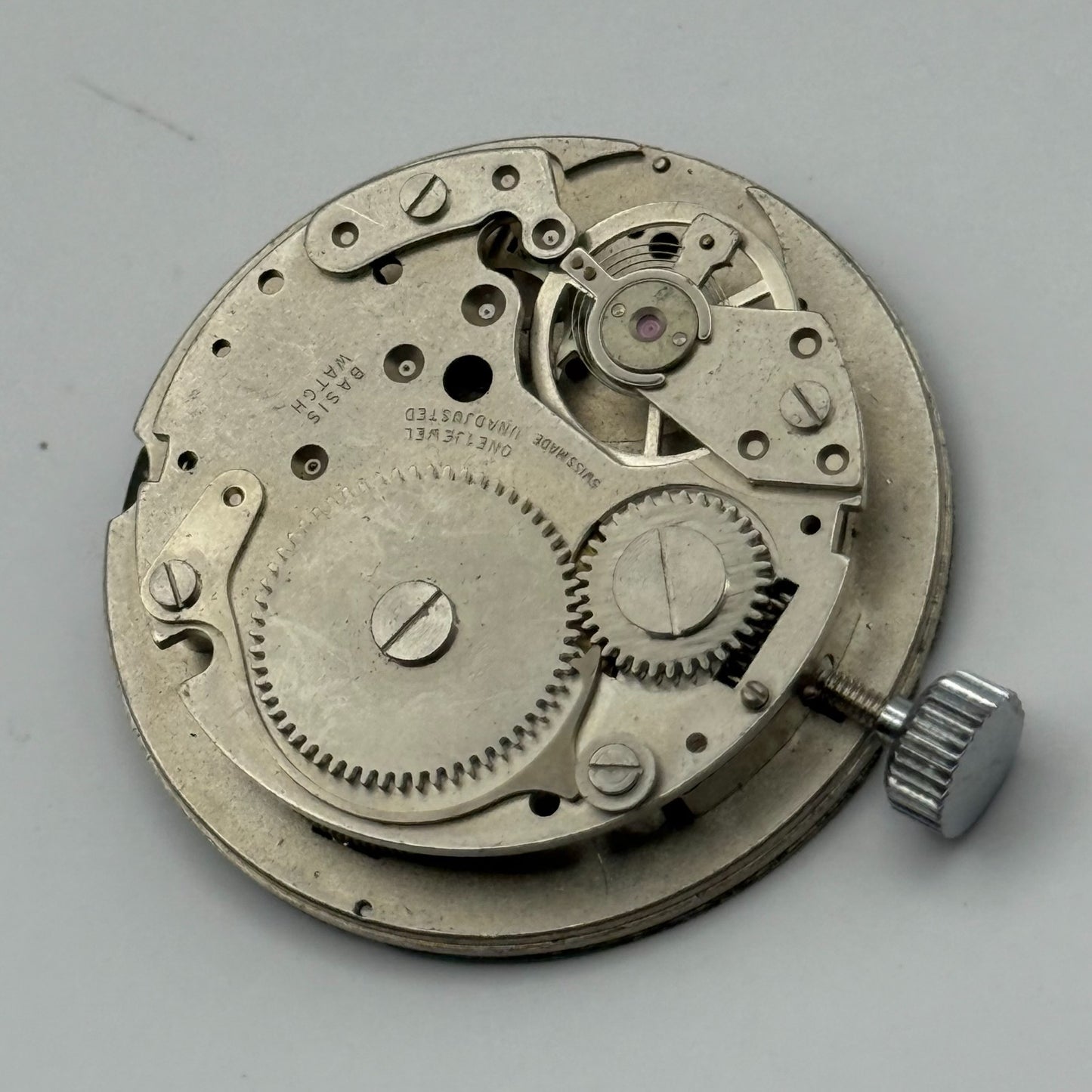 BFG 866 Watch Movement Envoy Manual Wind Vintage Swiss Parts Repair 26.2mm