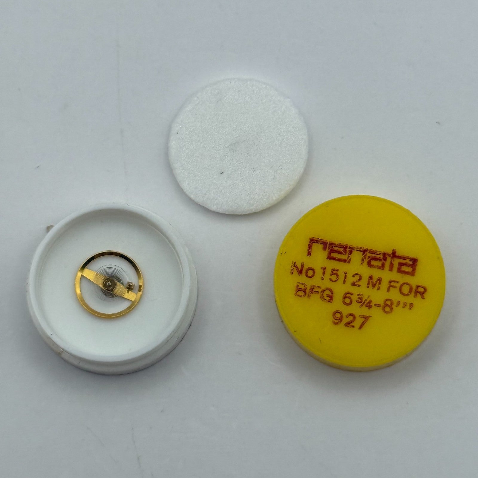 BFG 927 Balance Wheel Complete And Spring 6¾-8’’’ 1512 M Watch Movement Parts 