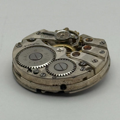 Buren Grand Prix Good Balance Watch Movement Manual Wind Vintage Parts 23.7mm