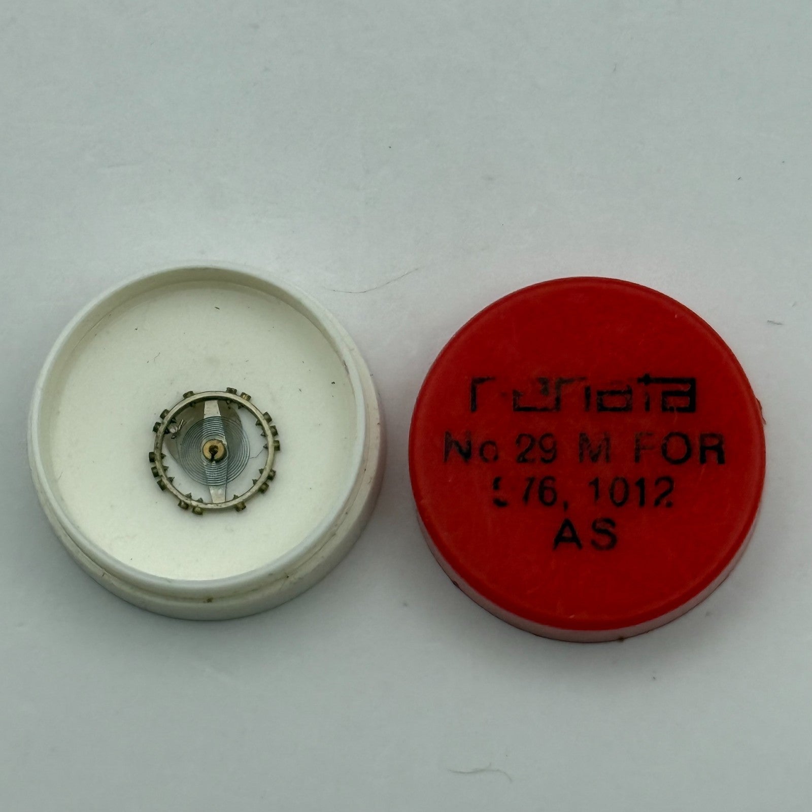 AS 976 1012 Balance Wheel Complete And Spring  29 M Watch Movement Parts NOS