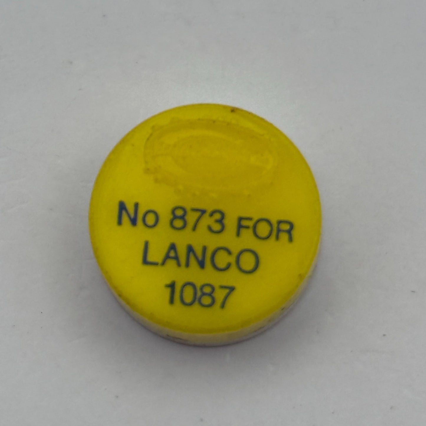 Lanco 1087 Balance Wheel Complete And Spring 873 Renata Watch Movement Parts 