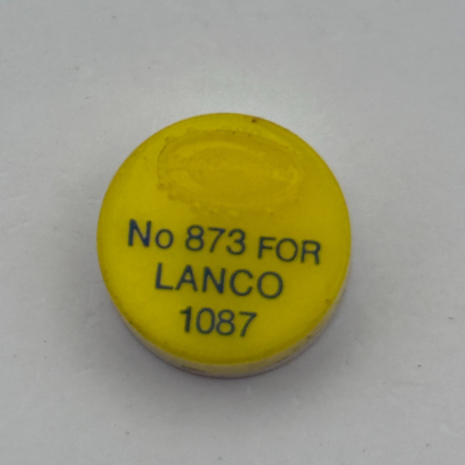 Lanco 1087 Balance Wheel Complete And Spring 873 Renata Watch Movement Parts 