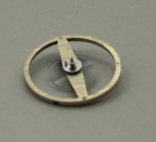 ST 1800 1805 Balance Wheel Complete And Spring  1508 M Watch Movement Parts NOS