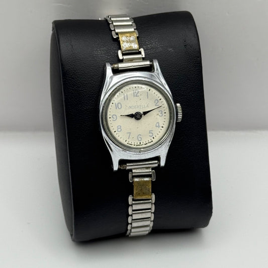 23mm Vintage Timex Cinderella Bonklip Bracelet Manual Wind Watch PARTS / REPAIR