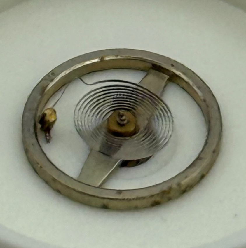 Oris 380 Balance Wheel Complete And Spring 6¾–8’’’ 398 M Watch Movement Parts 