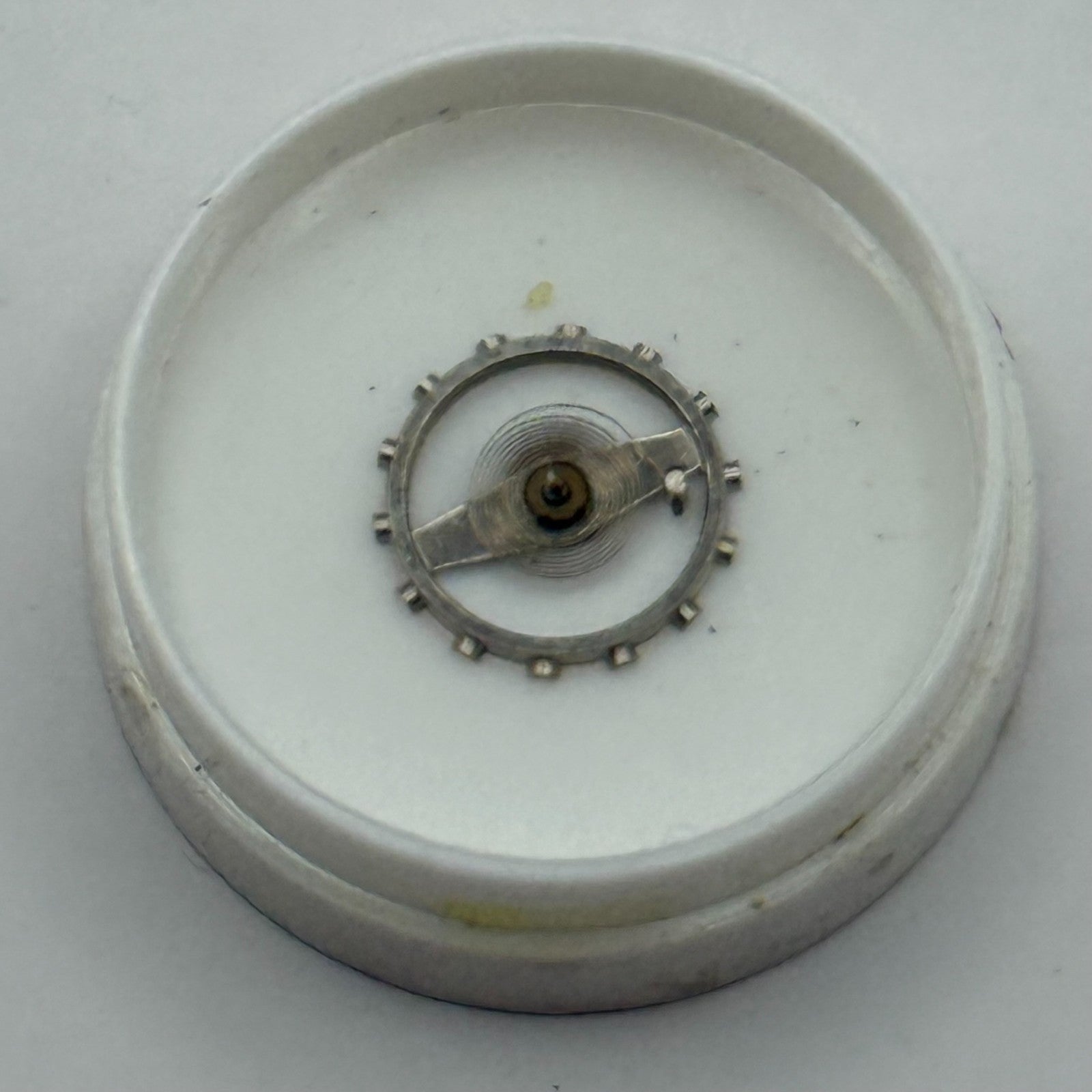 BRAC 2061 Balance Wheel Complete And Spring PL 497 Watch Movement Parts NOS