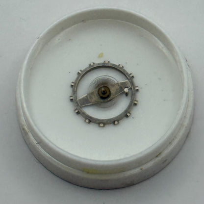 BRAC 2061 Balance Wheel Complete And Spring PL 497 Watch Movement Parts NOS