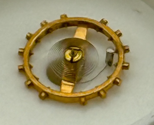 Slava/Era 5 1/4''' Balance Wheel Complete And Spring 1739 M Watch Movement Parts