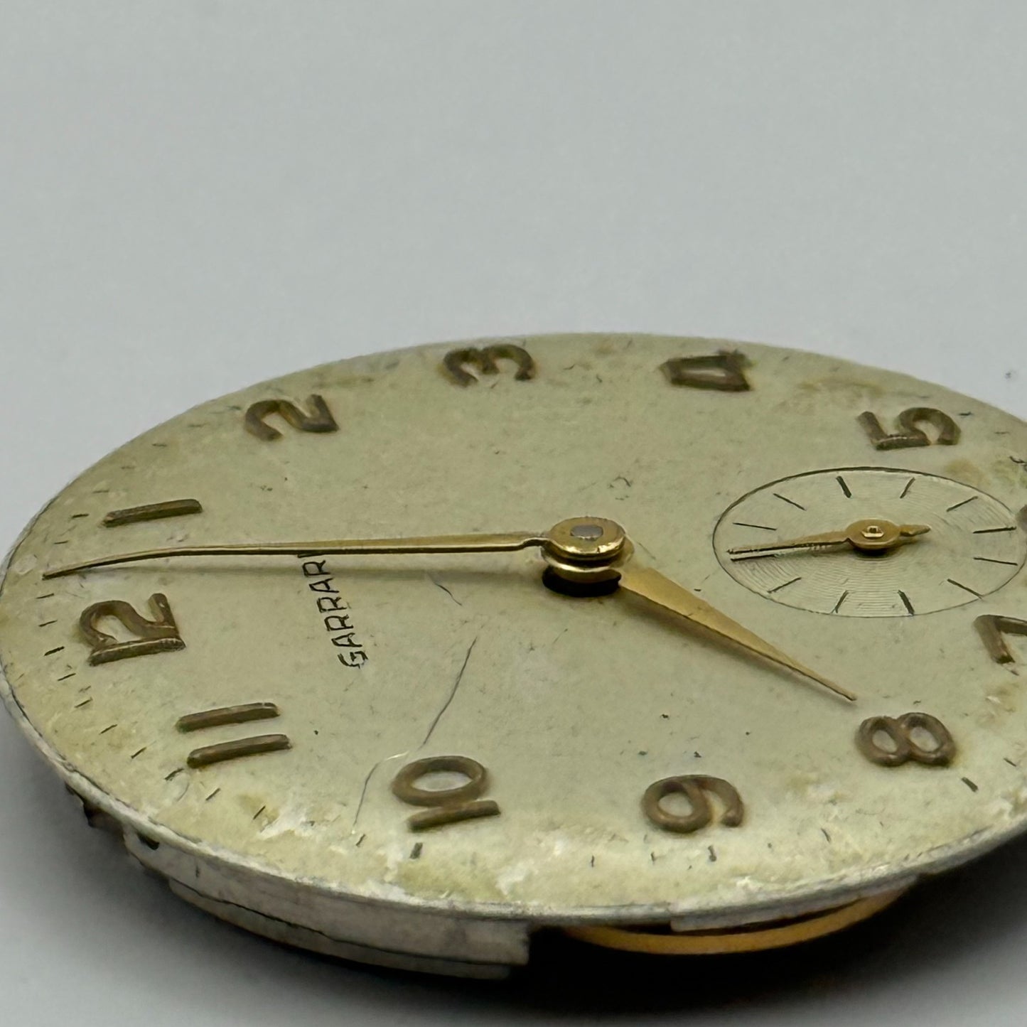 ETA 1120 Watch Movement Garrard Manual Wind Vintage Swiss Parts Repair 26.9mm