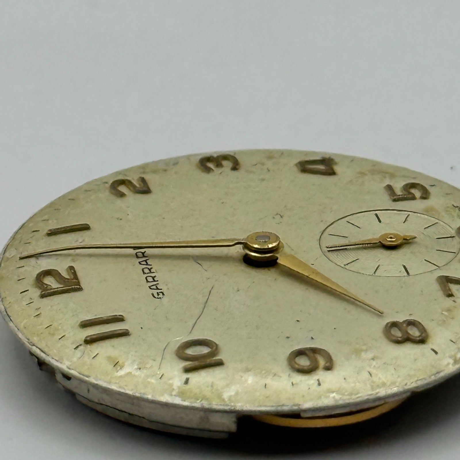 ETA 1120 Watch Movement Garrard Manual Wind Vintage Swiss Parts Repair 26.9mm