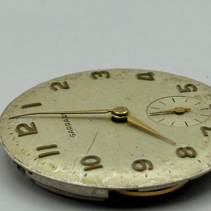 ETA 1120 Watch Movement Garrard Manual Wind Vintage Swiss Parts Repair 26.9mm