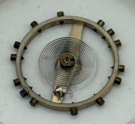 AS 984 Balance Wheel Complete And Spring  10½’’’ 30 Watch Movement Parts NOS