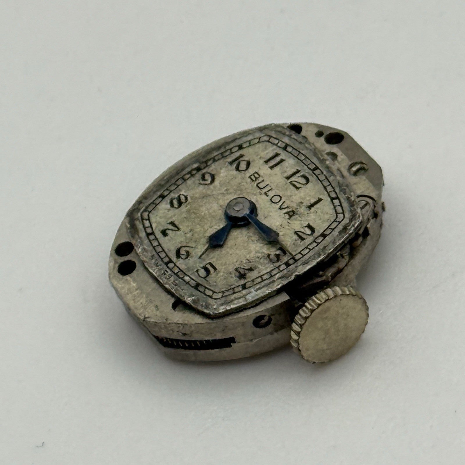 13.1mm Vintage Ladies Bulova 5AB Manual Wind Swiss Watch Movement PARTS REPAIR