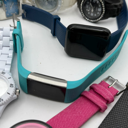 Bundle Of 15 Quartz Watches Job Lot Modern / Vintage Untested Parts / Repair