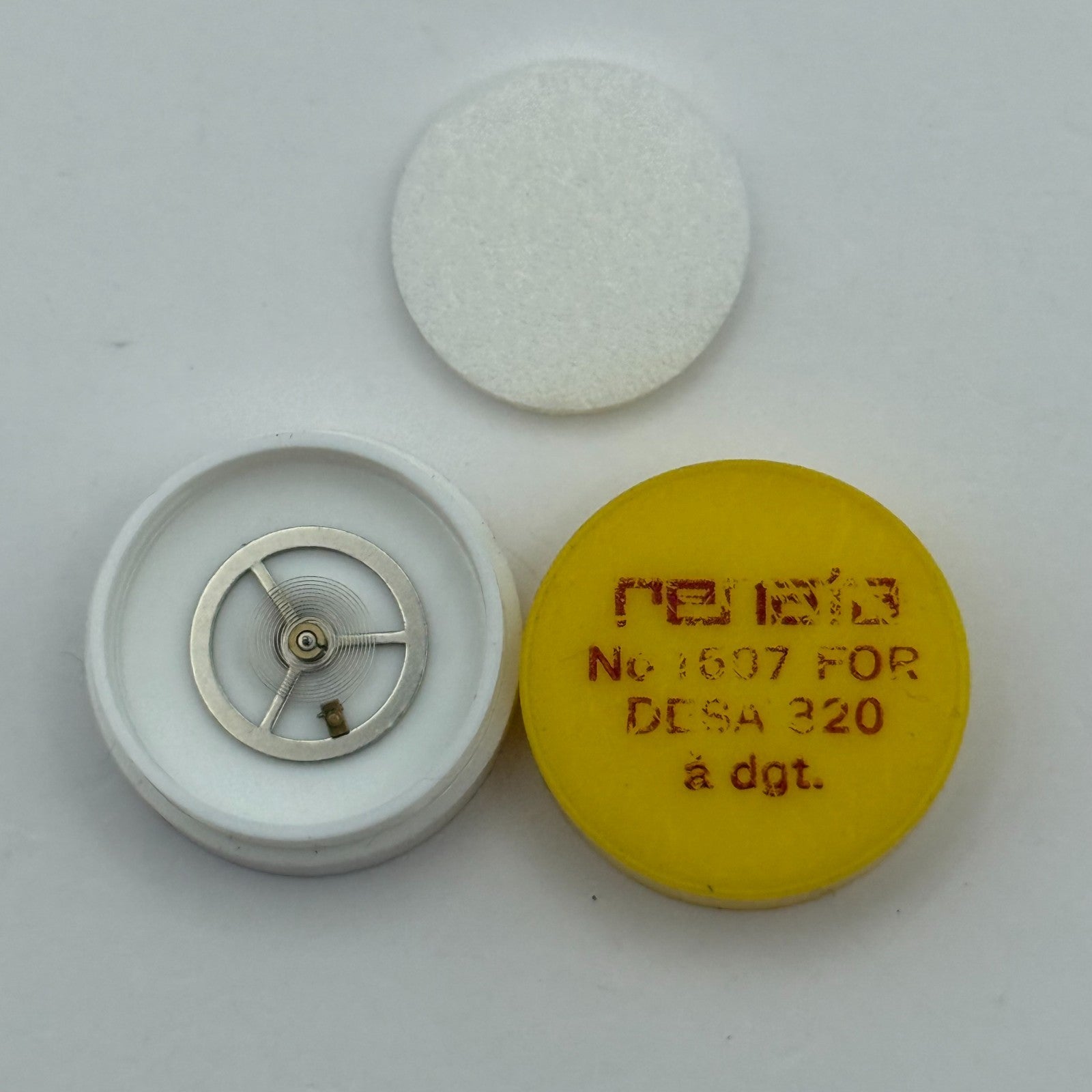 Desa 320 Balance Wheel Complete And Spring  a dgt. 1607 Watch Movement Parts NOS