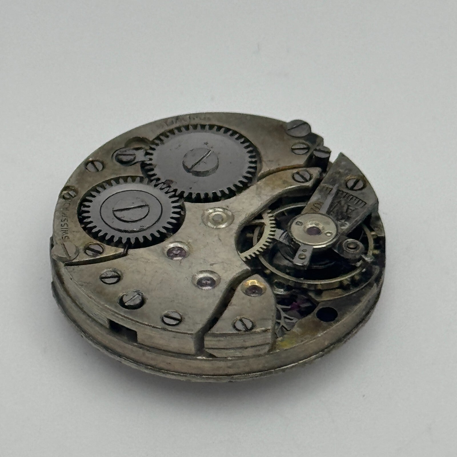 23.6mm 15 Jewels Roman Numerals Trench Watch Movement Manual Wind PARTS SPARES