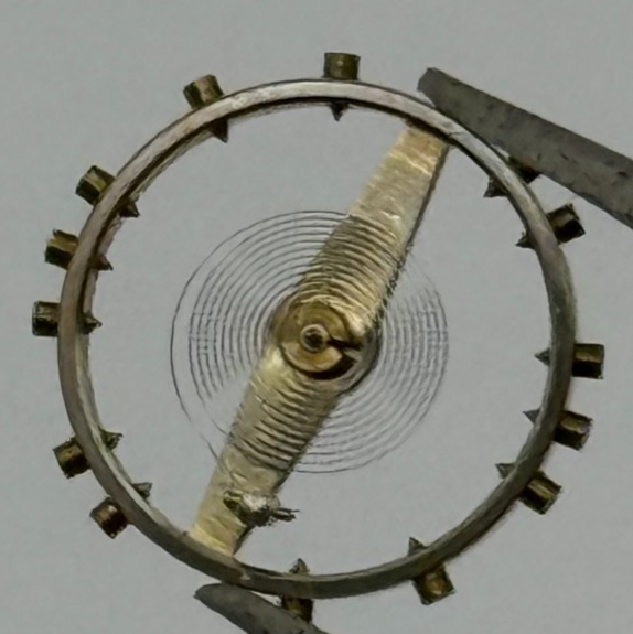 AS 984 Balance Wheel Complete And Spring  10½'''  30 M Watch Movement Parts NOS