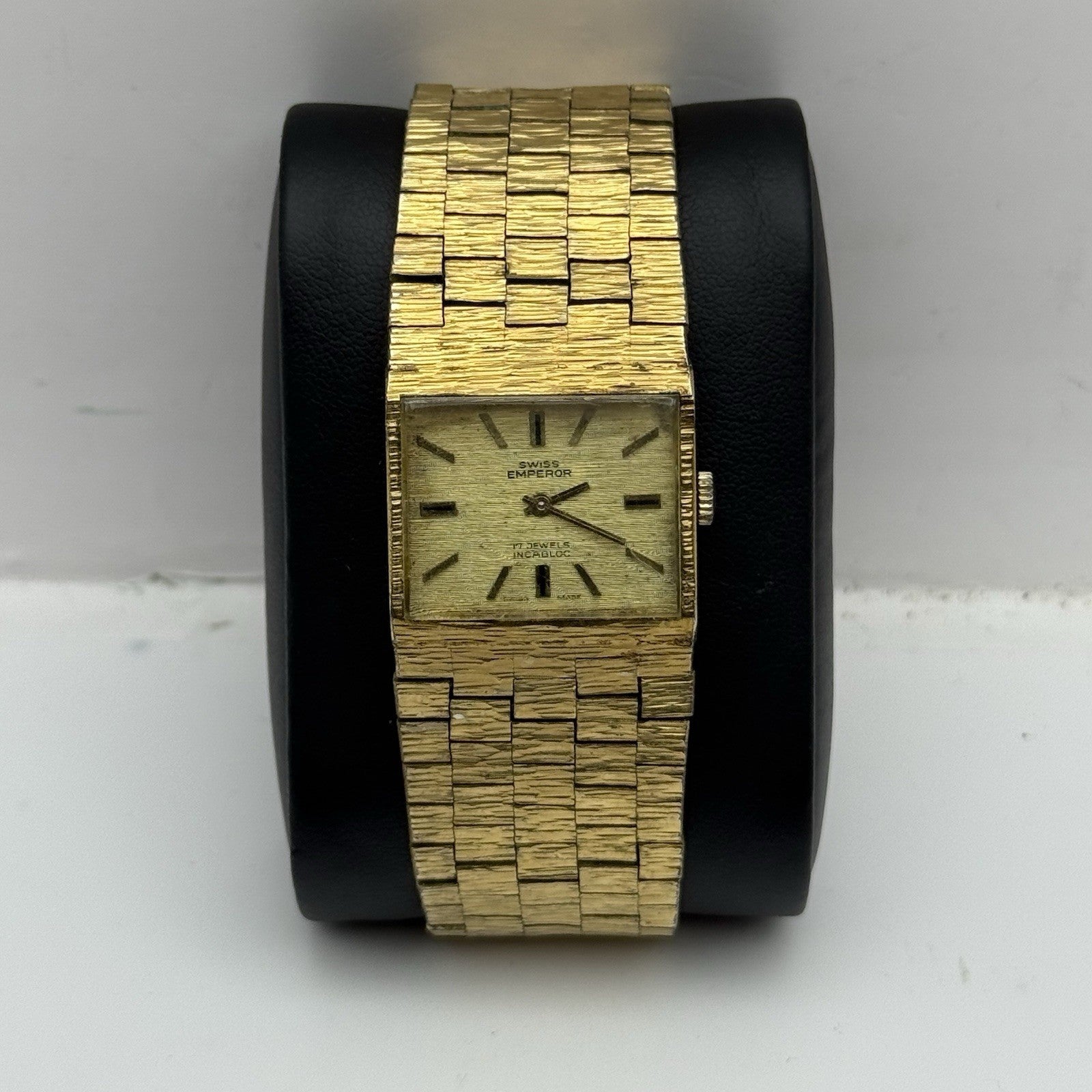 24mm Vintage Ladies Swiss Emperor Gold Plated Manual Wind Swiss FHF Watch PARTS