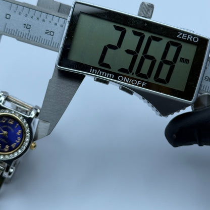 Louis Valentin Swiss Design Ladies Quartz Watch Two Tone Bracelet Working 23mm