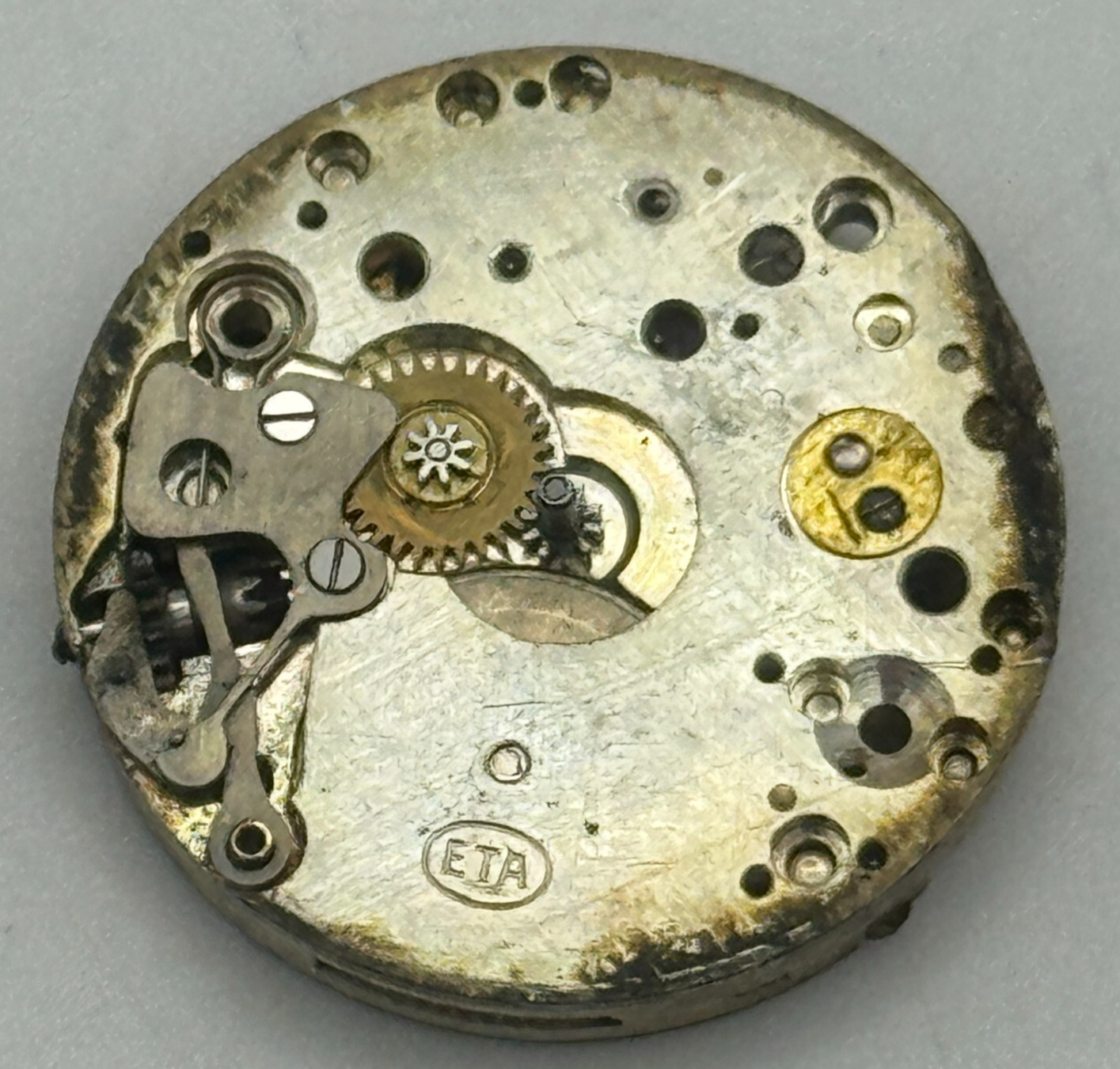 19.7mm ETA 15 Jewels Swiss Manual Wind Watch Movement Vintage PARTS SPARES