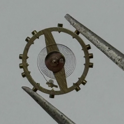 Derby 127 Balance Wheel Complete And Spring 5 1/4’’’ 103 Watch Movement Parts