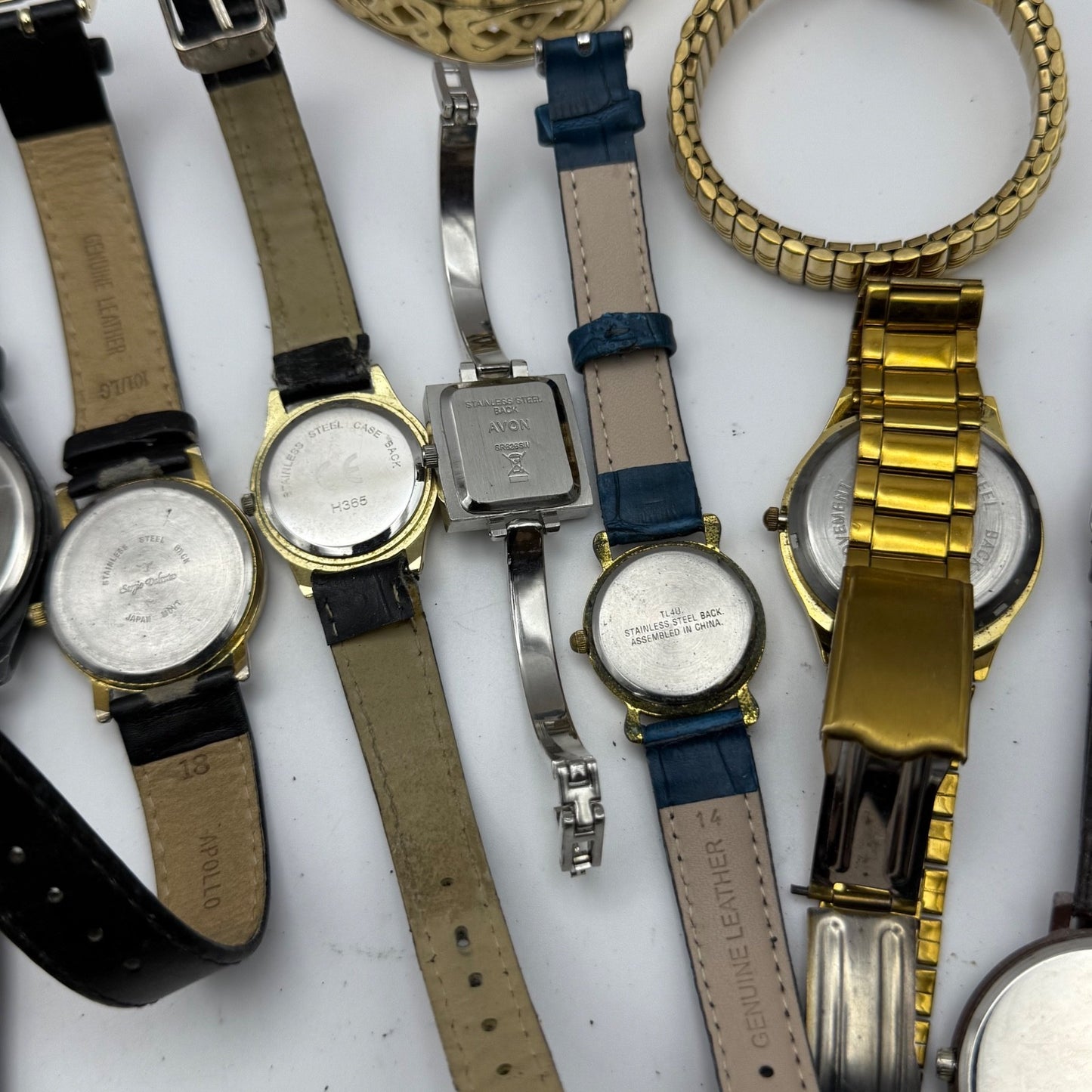 Bundle Of 16 Quartz Watches Modern / Vintage Untested Parts / Repair / Crafts