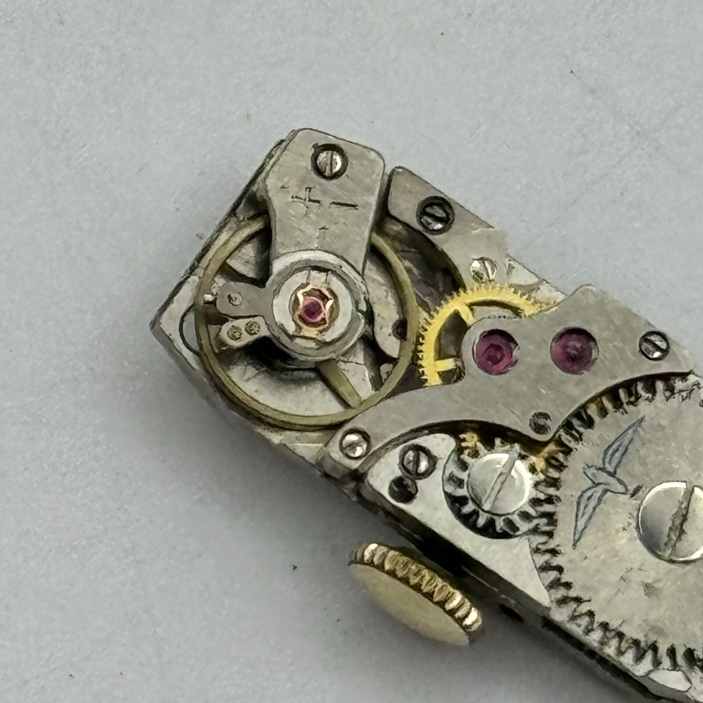 9mm Ladies Rotary FHF 59-21 Tank Watch Movement Manual Wind Swiss PARTS SPARES