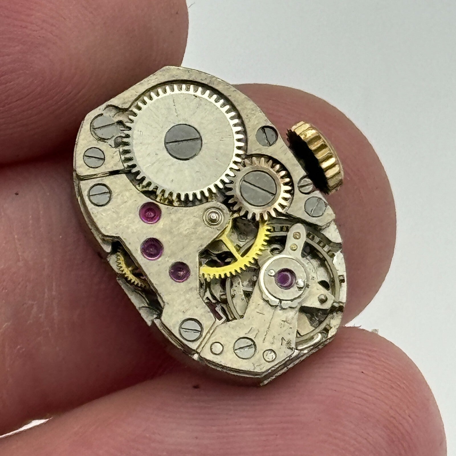 12.9mm Ladies Customline Lorsa 514A French Manual Wind Watch Movement PARTS