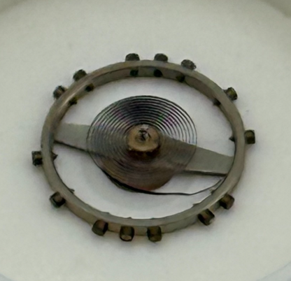 FHF 8 Balance Wheel Complete And Spring 8¾’’’  191 Watch Movement Parts NOS