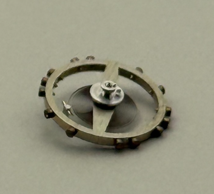 AS 1051 Balance Wheel Complete And Spring 5¼’’’ 34 M Watch Movement Parts NOS