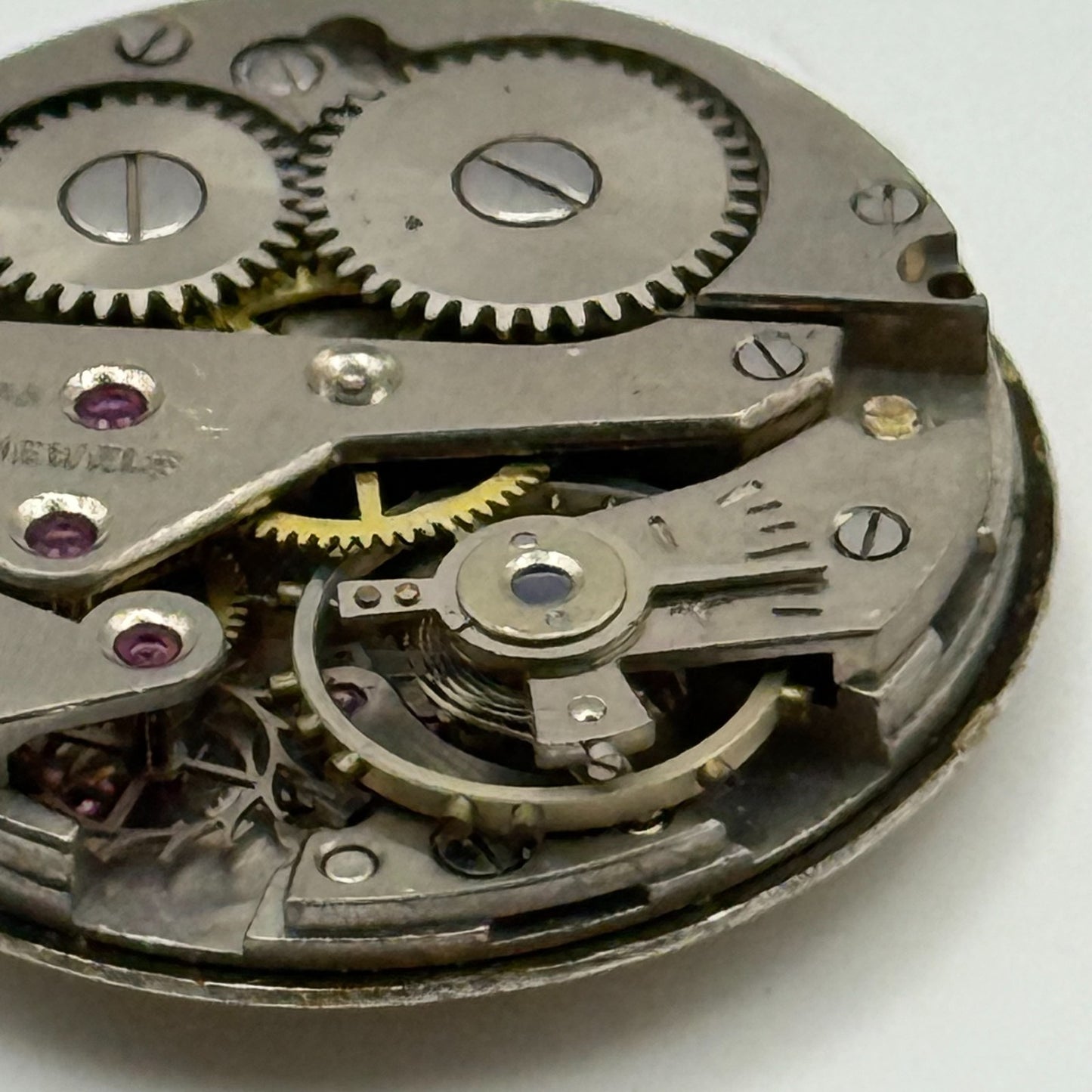 Avia AS 1123 1124 Watch Movement Manual Wind Vintage Swiss Parts Repair 23.5mm