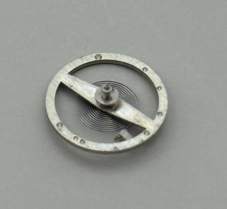 Lanco 1087 Balance Wheel Complete And Spring 873 Renata Watch Movement Parts 