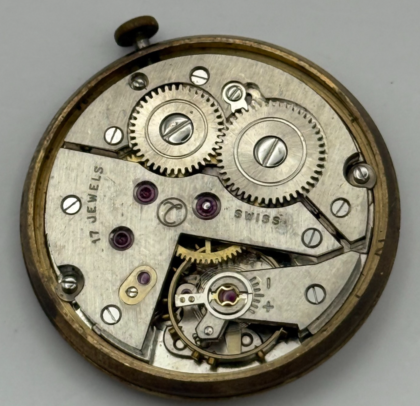 AS 1634 Watch Movement Bernex Manual Wind Vintage Swiss Parts Repair 29.6mm