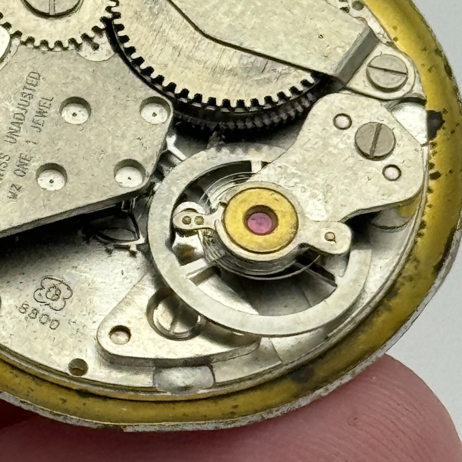 26.9mm Men's Adrem EB 8800 Manual Wind Watch Movement Swiss Vintage PARTS SPARES