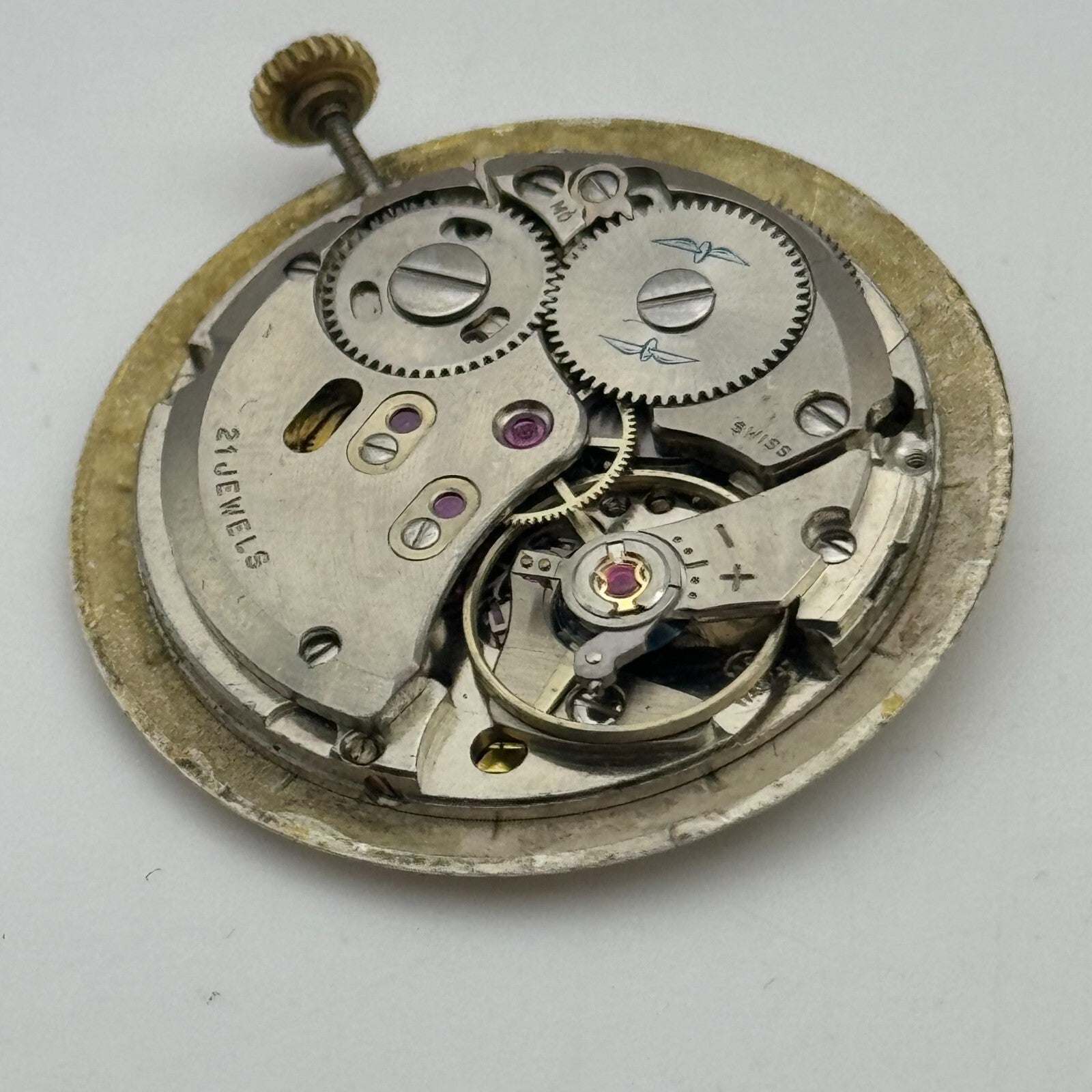 26mm Men's Rotary AS 1746 1747 Manual Wind Watch Movement Swiss Made PARTS