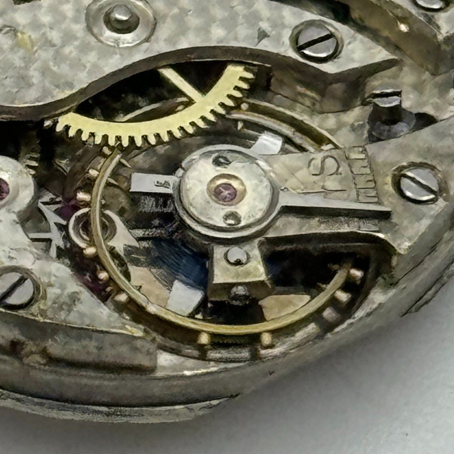 25mm Steiger HP Unidentified Manual Wind Swiss Watch Movement Vintage PARTS