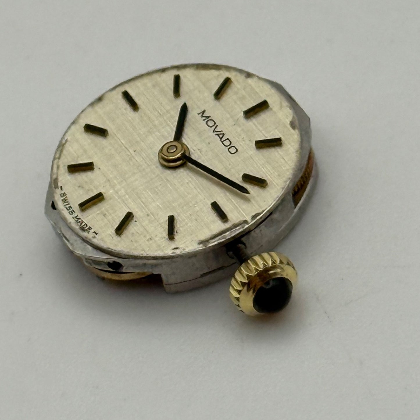 13mm Vintage Zenith 16.5 Movado Ladies Manual Wind Watch Movement PARTS / REPAIR