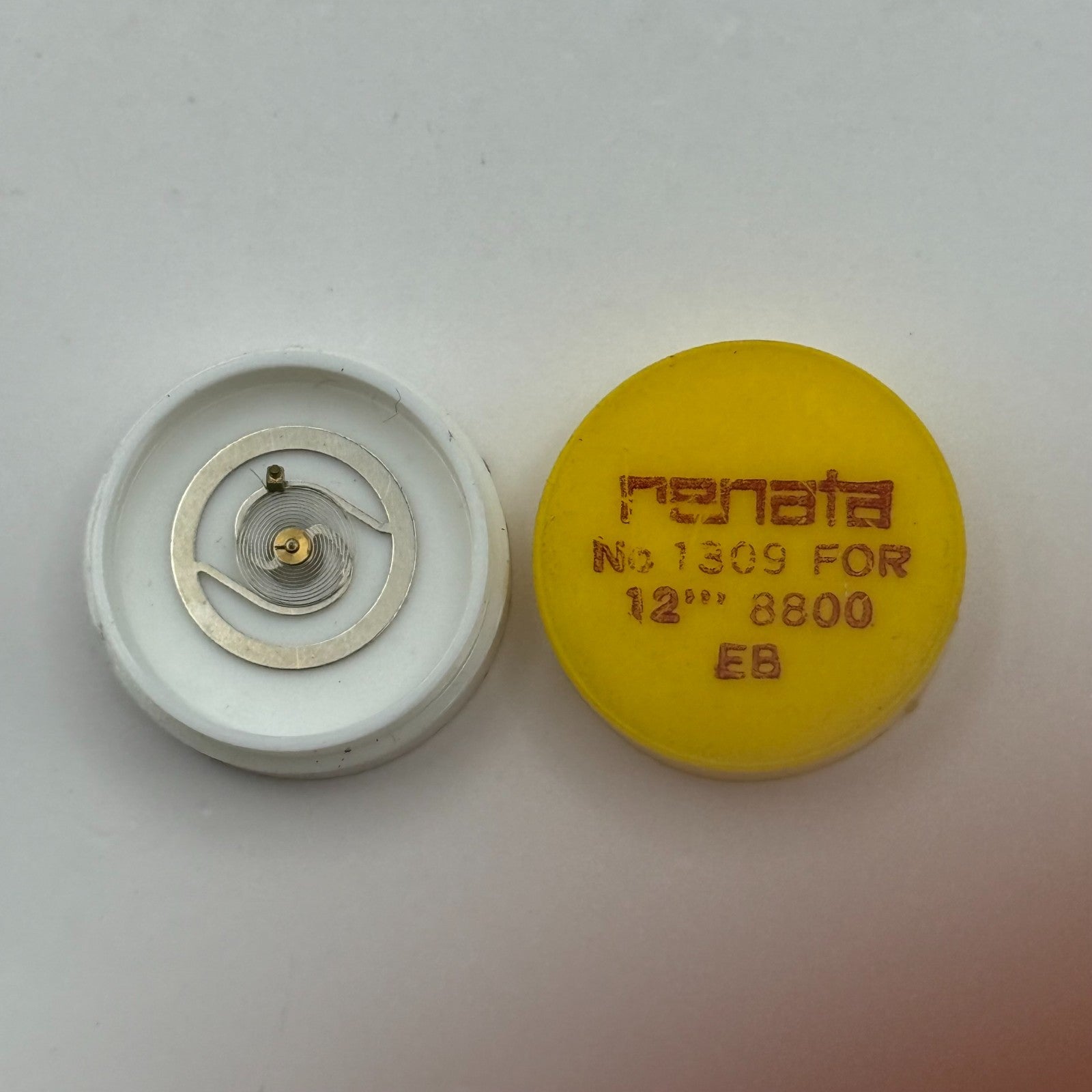 EB 8800 Balance Wheel Complete And Spring 12’’’ 1309 Watch Movement Parts NOS