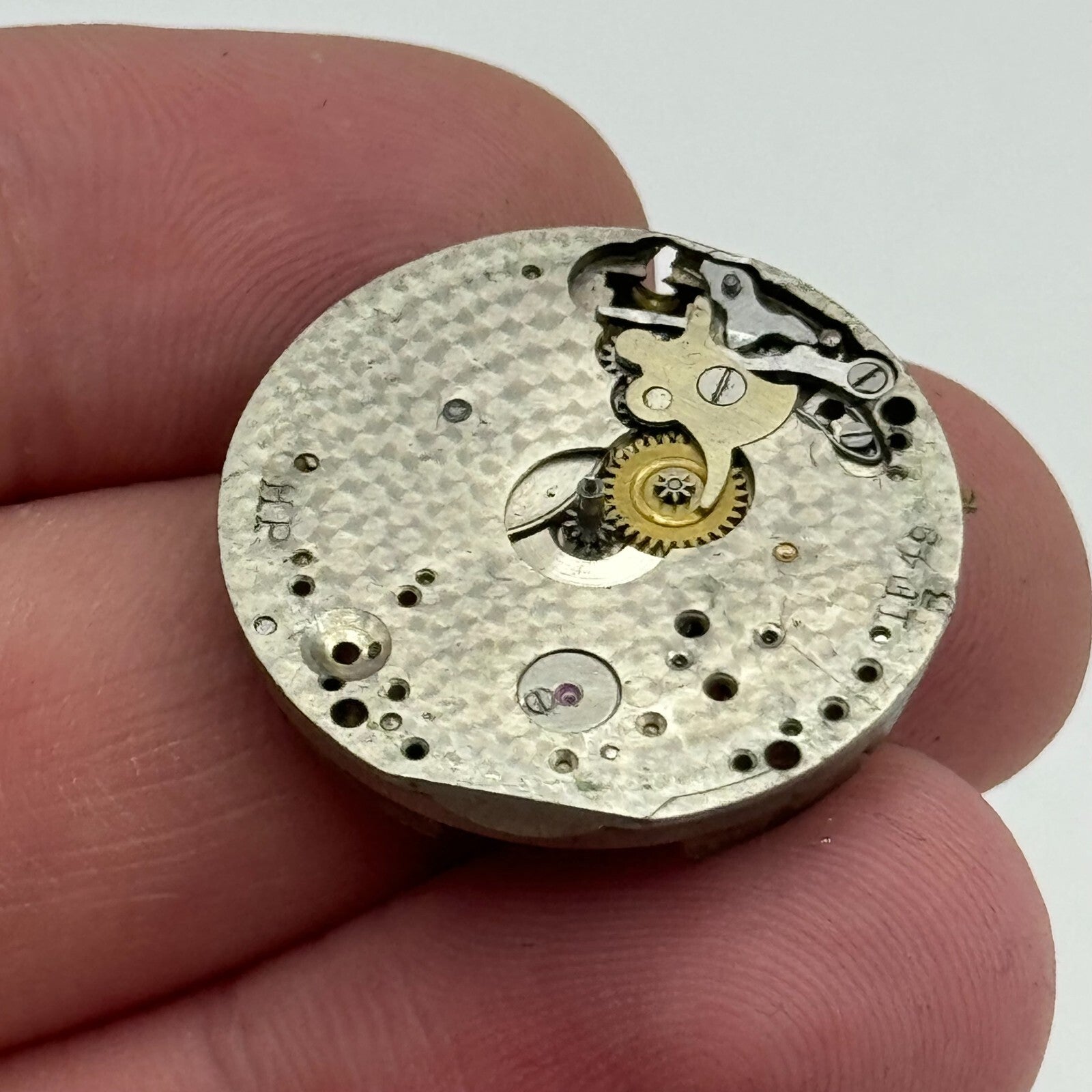 25mm Steiger HP Unidentified Manual Wind Swiss Watch Movement Vintage PARTS