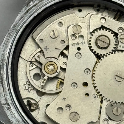 33mm Men’s Vintage Ingersoll Sea Lion Ronda RL 1215-21 Swiss Watch PARTS