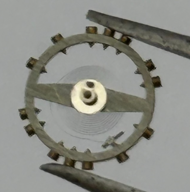 AS 976 1012 Balance Wheel Complete And Spring  29 M Watch Movement Parts NOS