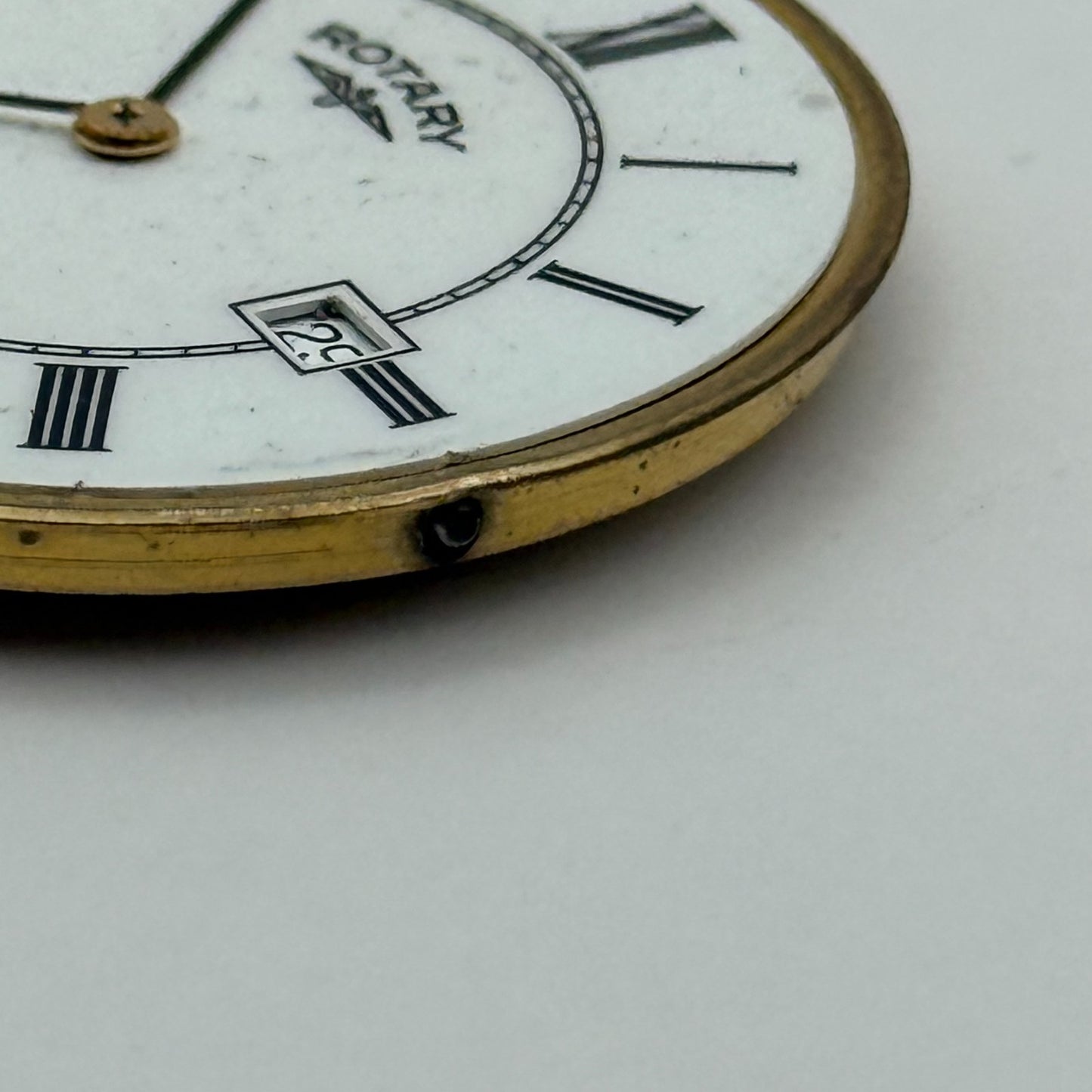 ETA 955.412 Quartz Watch Movement Rotary Date Vintage Swiss Parts Repair 31.8mm